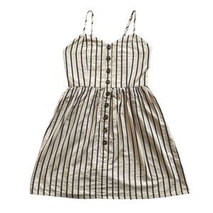 Sweetheart Empire waist striped dress size small